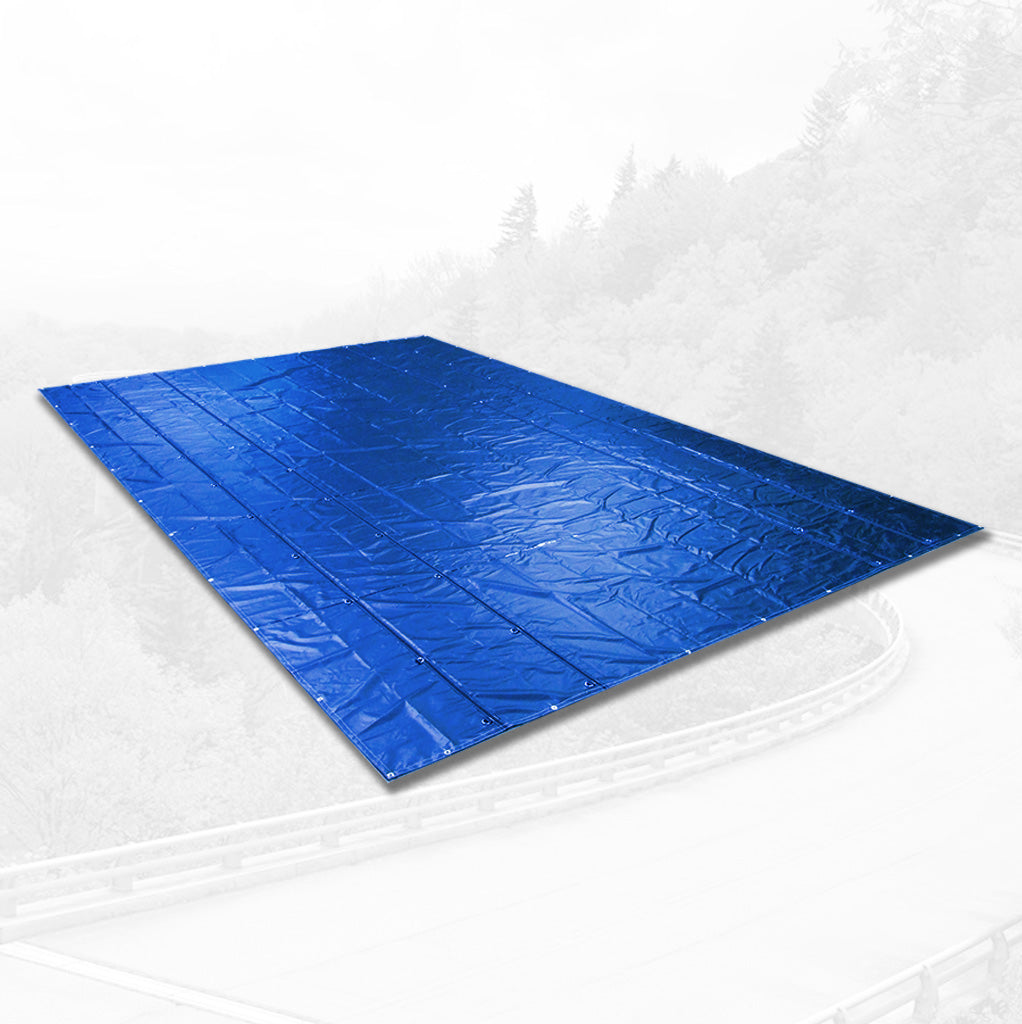16' X 25' Steel Tarp 2 rows (18 oz.) Tarpman.com | Austin Tarp & Cargo Controls