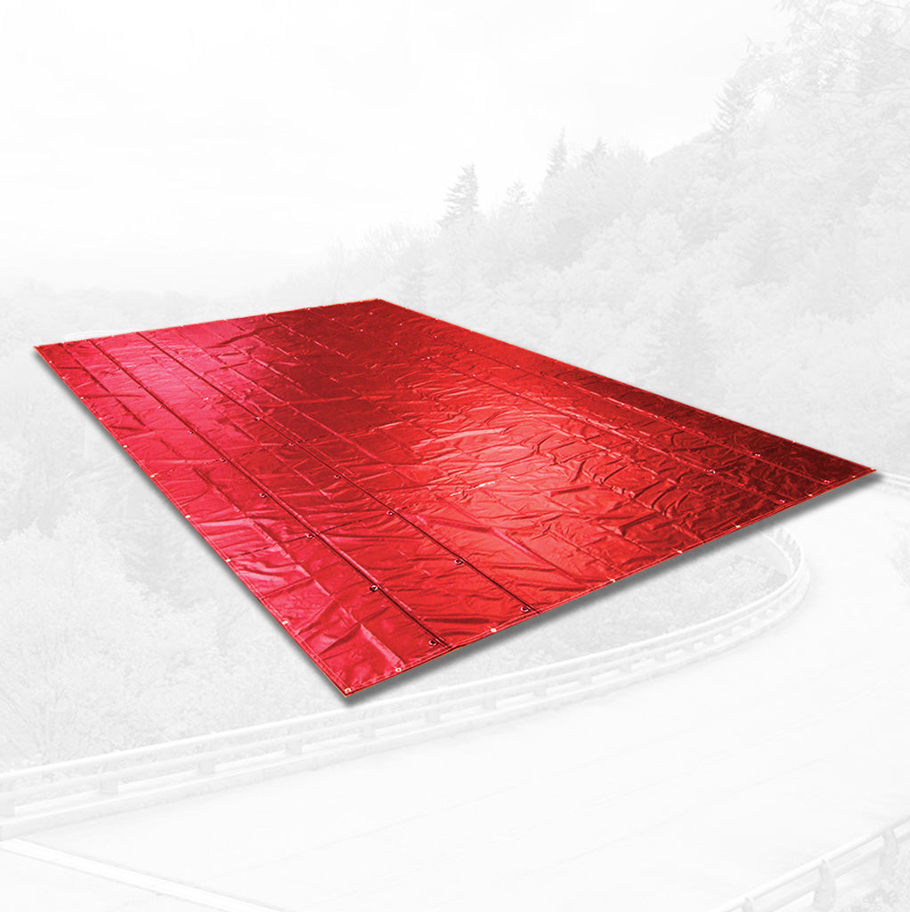 16' X 25' Steel Tarp 2 rows (18 oz.) Tarpman.com | Austin Tarp & Cargo Controls