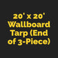 20' X 20' Wallboard End Tarp Tarpman.com | Austin Tarp & Cargo Controls