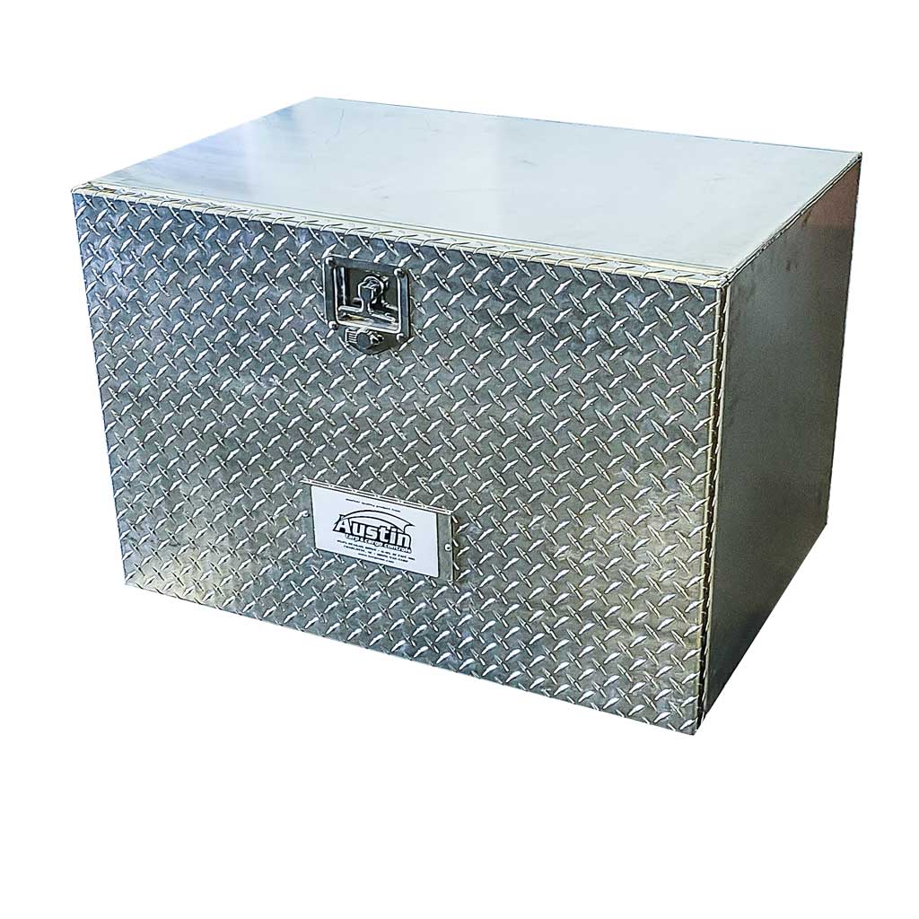 24x24x36 Diamond Plated Toolbox Tarpman.com | Austin Tarp & Cargo Controls