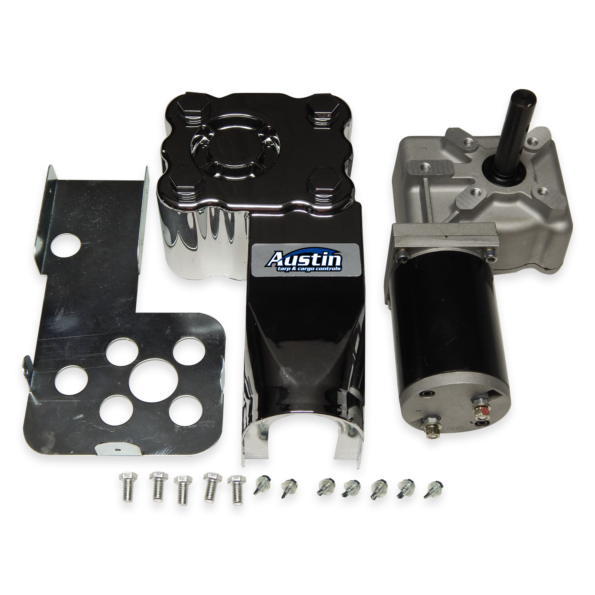 2HP 90:1 Gear Ratio 12V Heavy Duty Enforcer Dump Truck Tarp Motor
