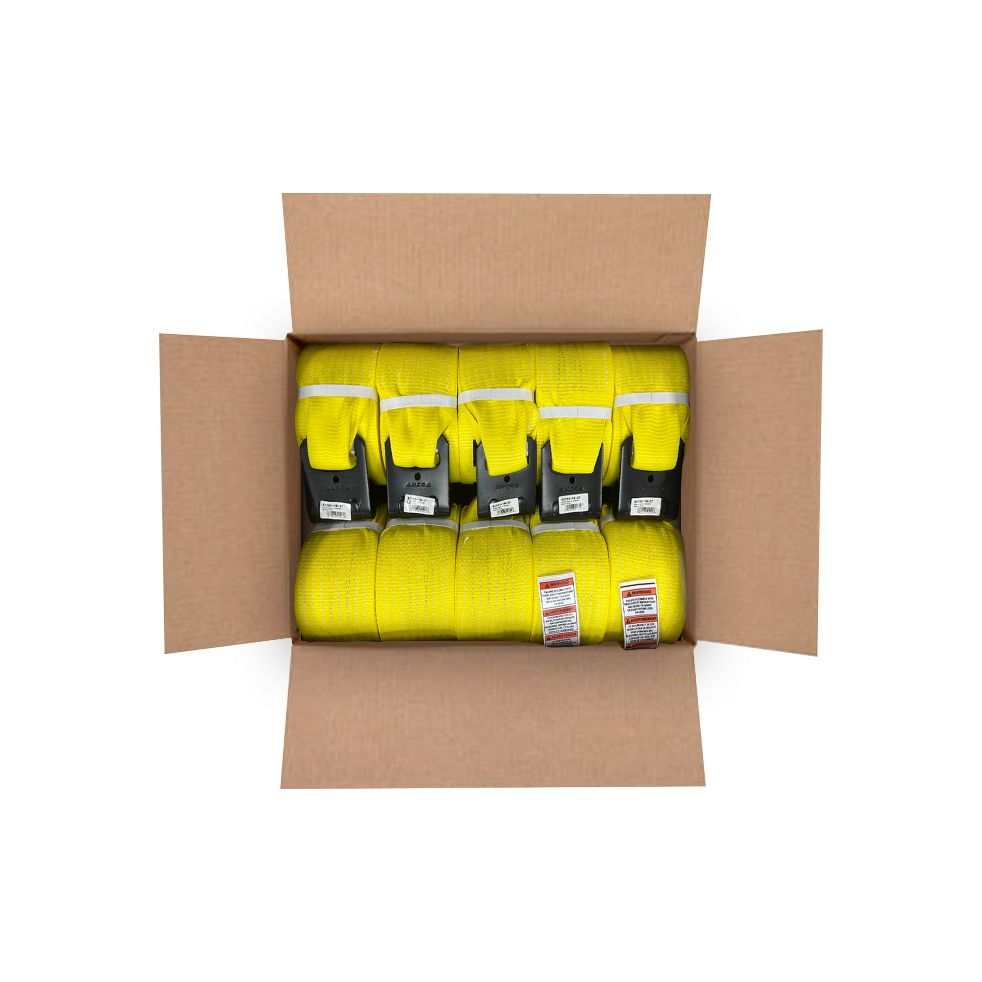 4" X 27' Winch Strap (Box of 10) Tarpman.com | Austin Tarp & Cargo Controls