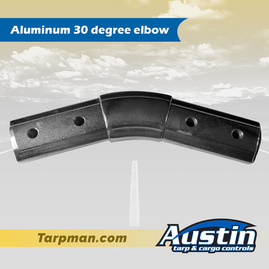Aluminum 30 degree elbow