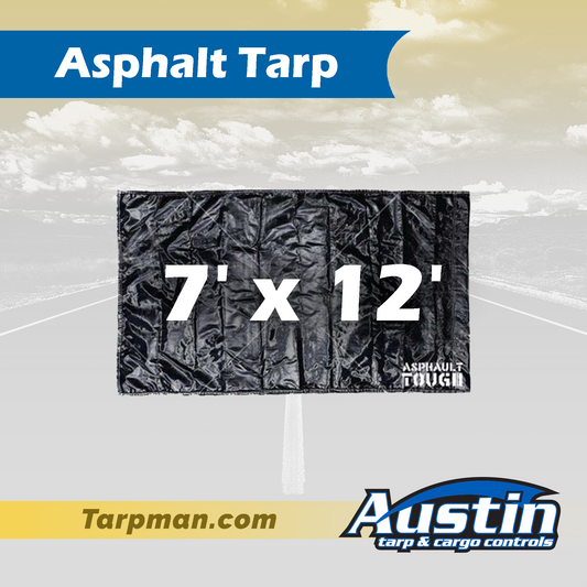 7' x 12' Heavy Duty Asphalt Tarp
