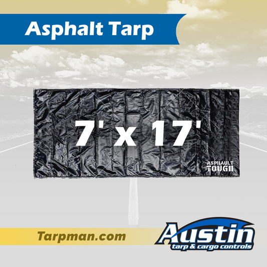 7' x 17' Asphalt Tarp