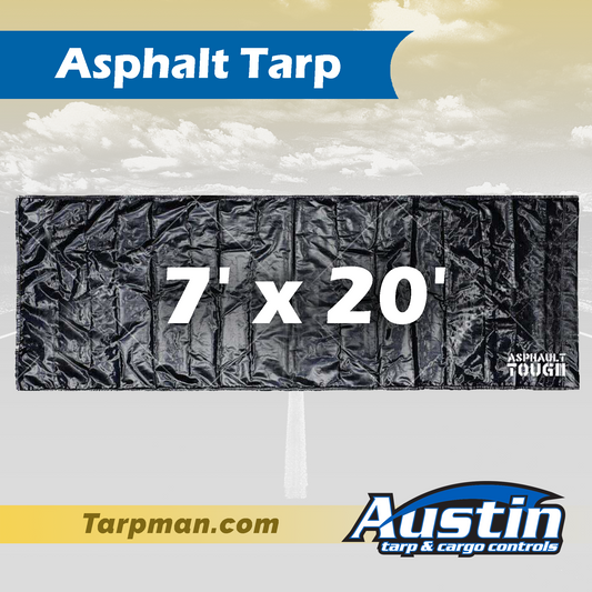 7' x 20' Asphalt Tarp