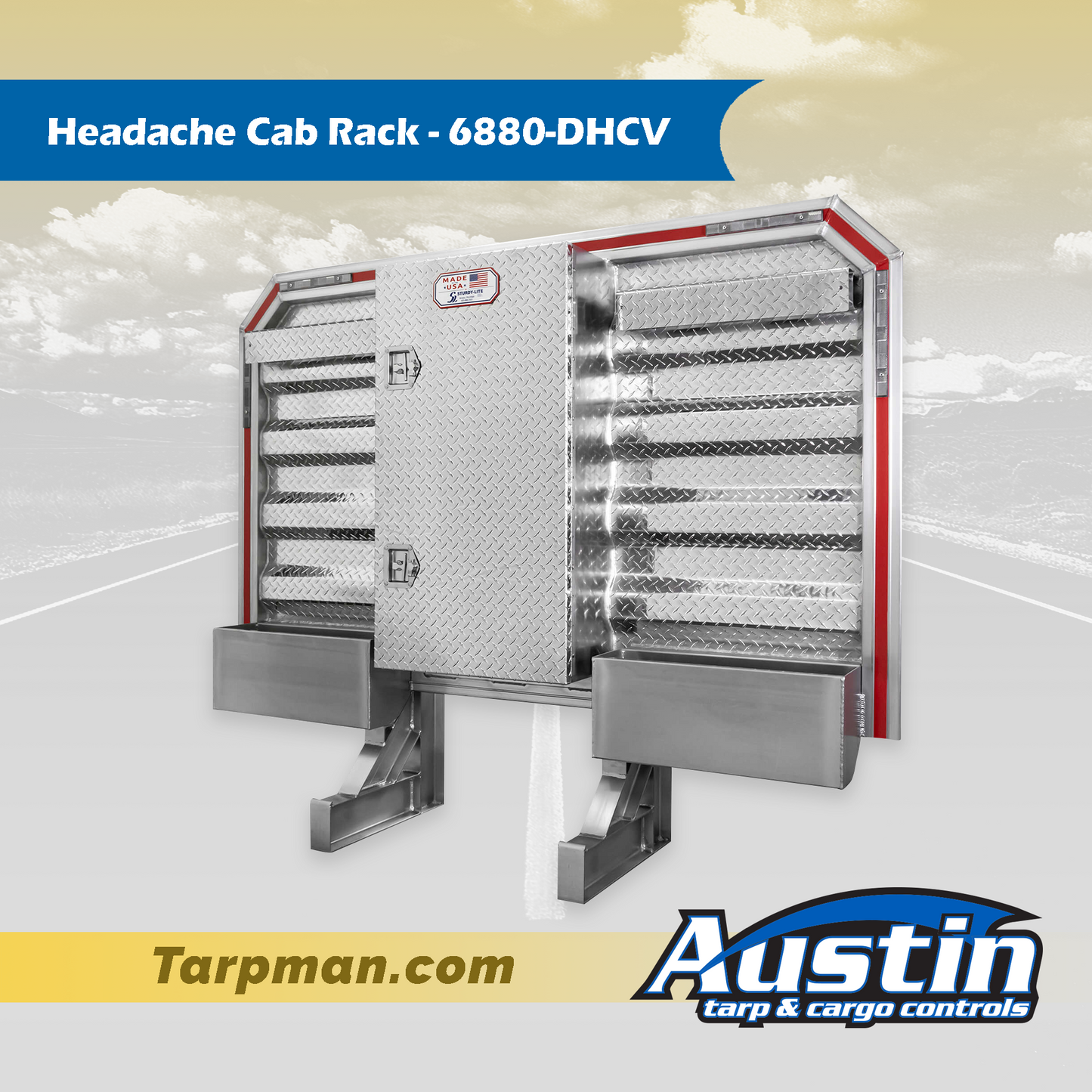 Headache Cab Rack - 6880-DHCV