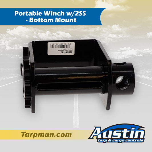 Portable Winch w/2SS - Bottom Mount