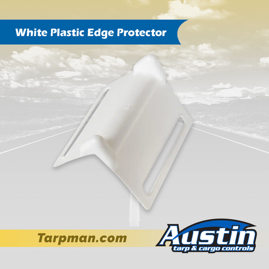 White Plastic Edge Protector