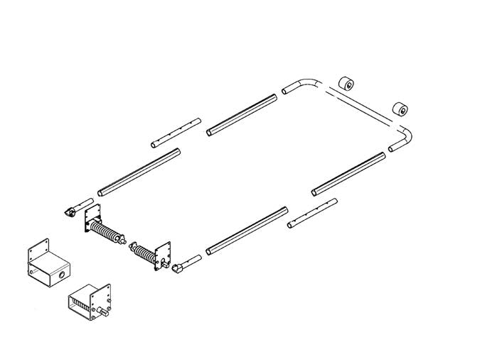 Underbody Mounted Motorized Dump Truck System