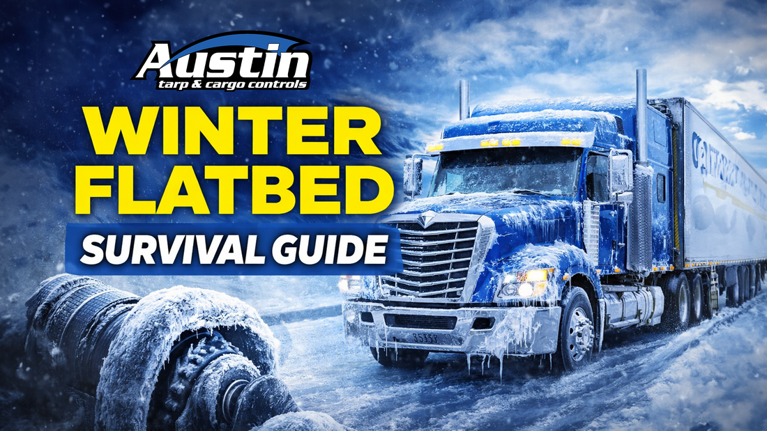 How to Prevent Frozen Winch Straps & Tarps | Winter Flatbed Tips