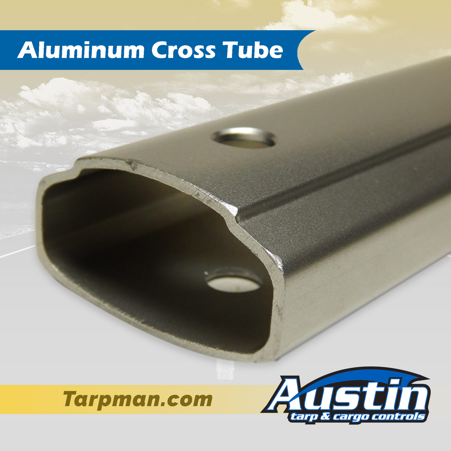 103"/110" Aluminum Cross Tube Tarpman.com | Austin Tarp & Cargo Controls