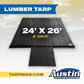 Lumber Tarp 24' X 26' - 3 Rows of D-Rings & End Flap