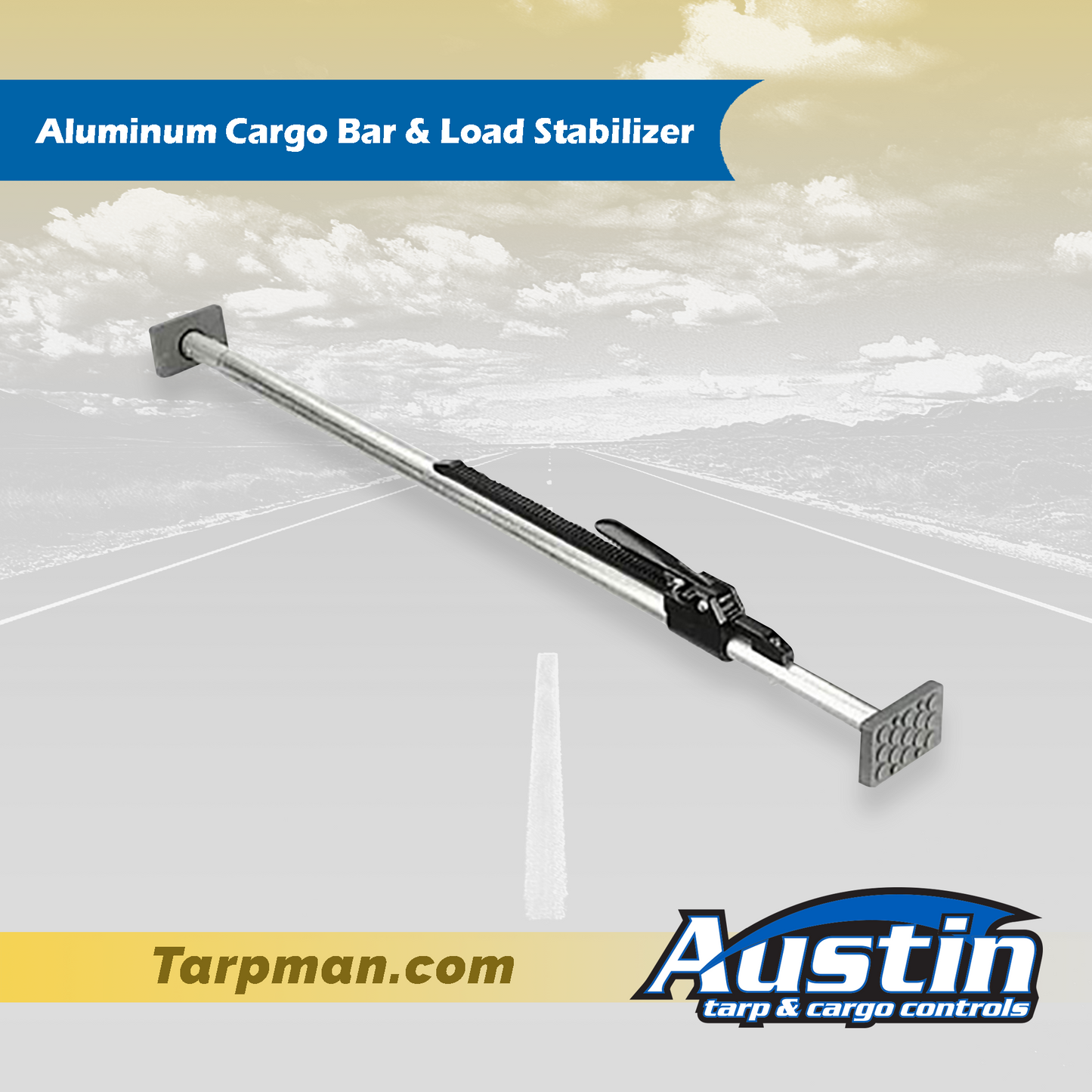 Aluminum Cargo Bar & Load Stabilizer