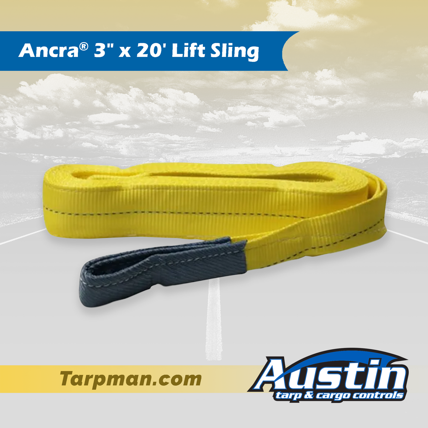 Ancra® 3" x 20' Lift Sling