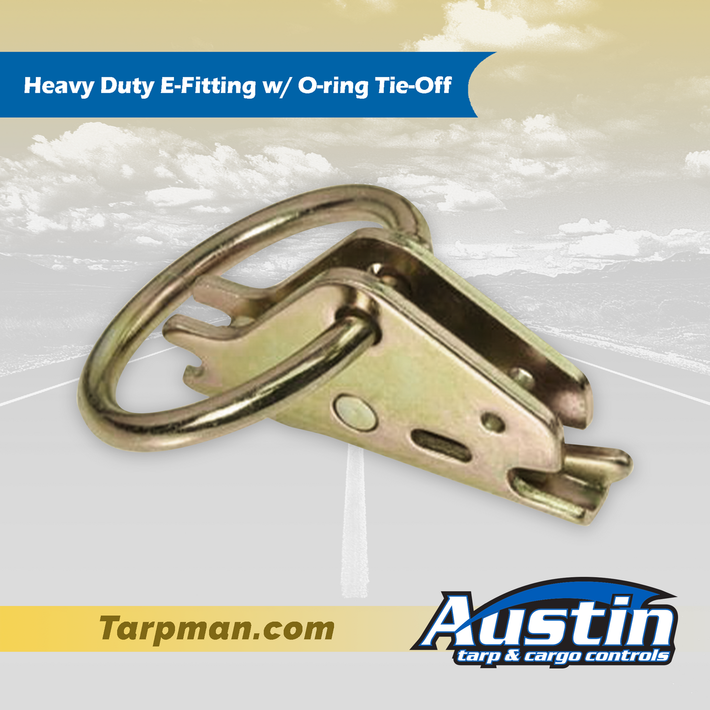 Heavy Duty E-Fitting w/ O-ring Tie-Off